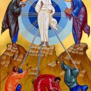 Icone contemporaine transfiguration